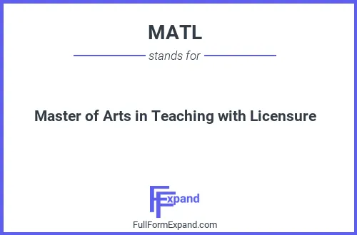 Full form of MATL