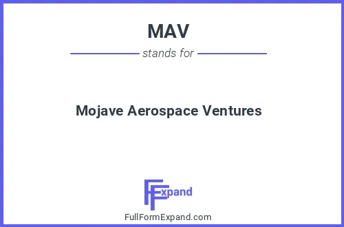 Full form of MAV