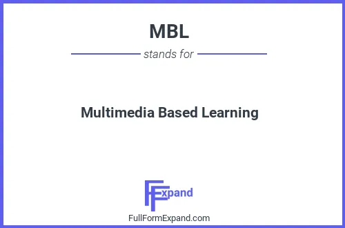Full form of MBL