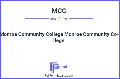 Full form of MCC