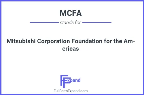 Full form of MCFA