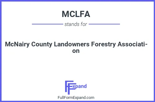 Full form of MCLFA