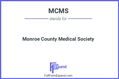 Full form of MCMS