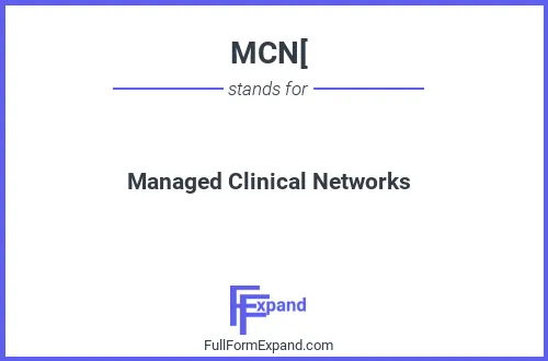 Full form of MCN[