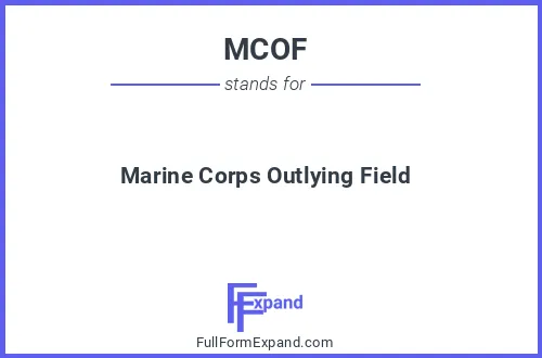 Full form of MCOF