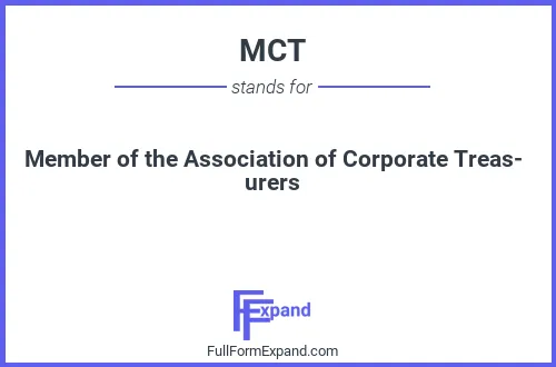 Full form of MCT