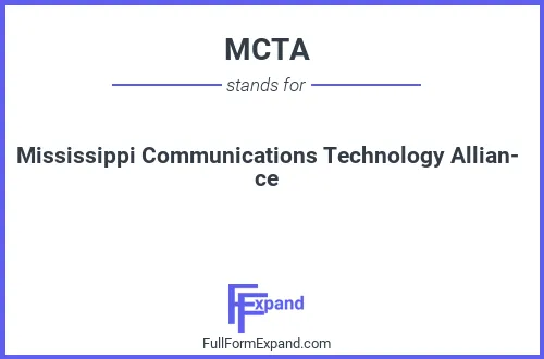 Full form of MCTA
