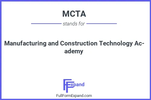 Full form of MCTA