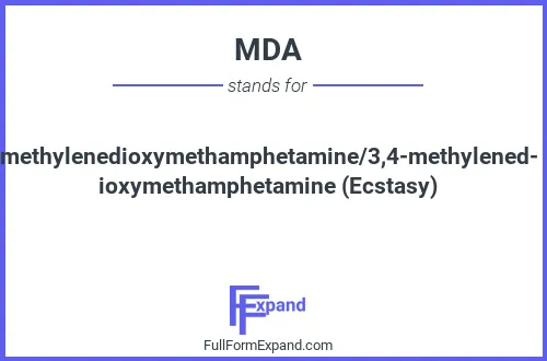 Full form of MDA