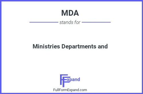 Full form of MDA
