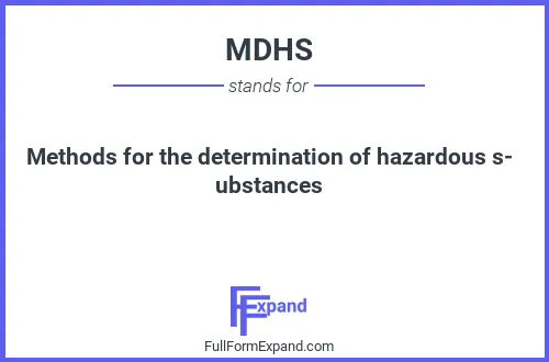 Full form of MDHS