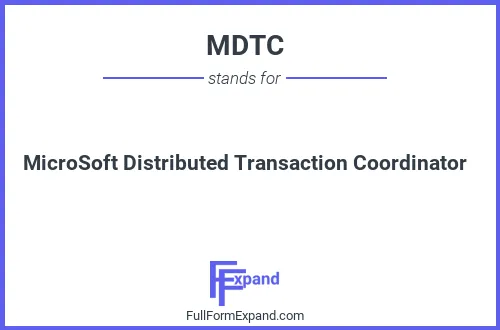 Full form of MDTC