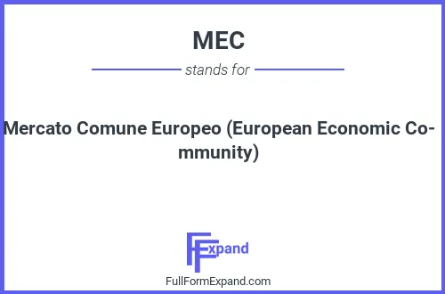Full form of MEC