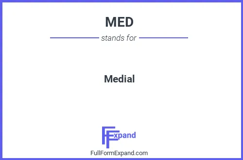 Full form of MED
