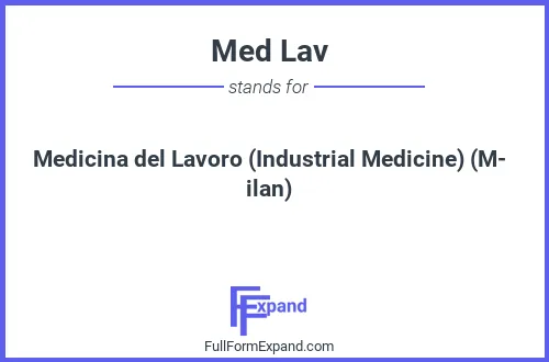 Full form of Med Lav