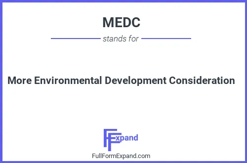 Full form of MEDC
