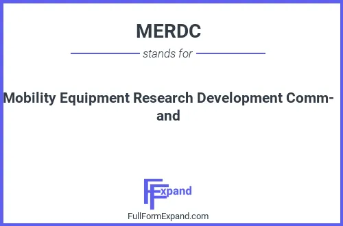 Full form of MERDC