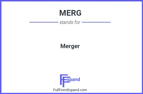 Full form of MERG