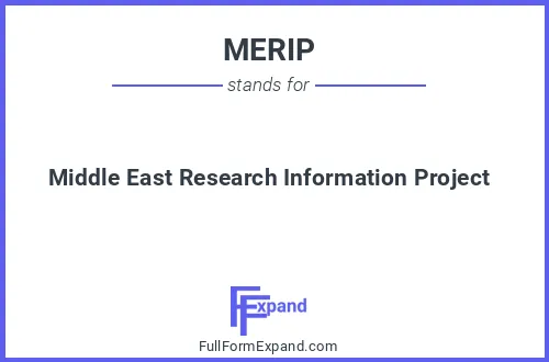 Full form of MERIP