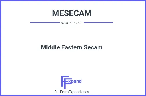 Full form of MESECAM
