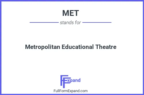 Full form of MET