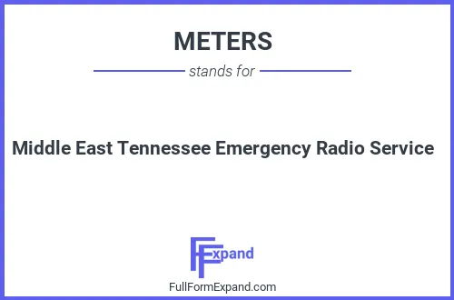 Full form of METERS