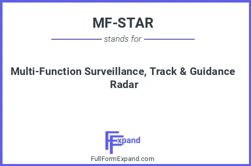 Full form of MF-STAR