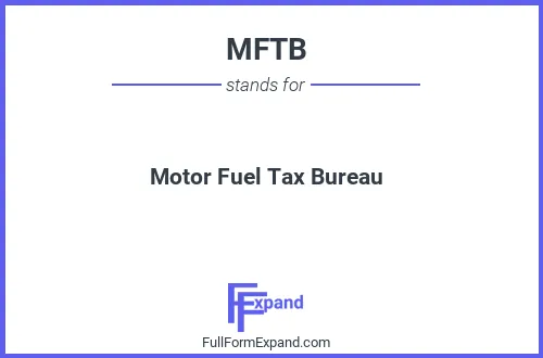 Full form of MFTB