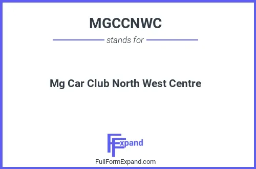 Full form of MGCCNWC