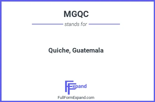 Full form of MGQC