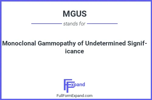 Full form of MGUS