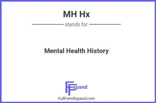 Full form of MH Hx