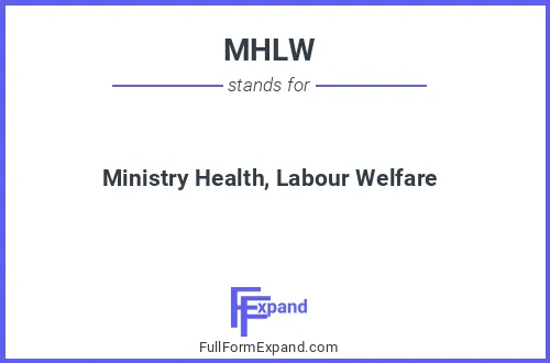 Full form of MHLW