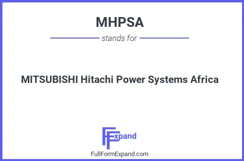 Full form of MHPSA