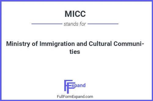 Full form of MICC