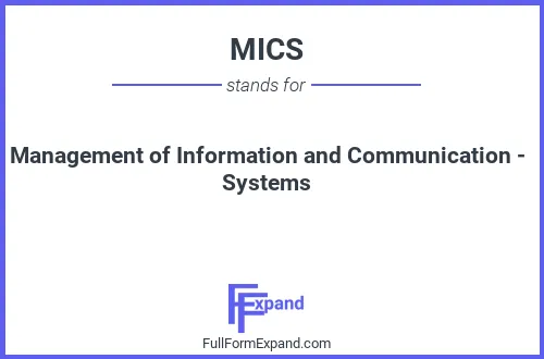 Full form of MICS