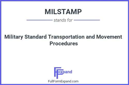 Full form of MILSTAMP