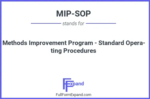 Full form of MIP-SOP