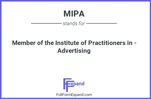 Full form of MIPA