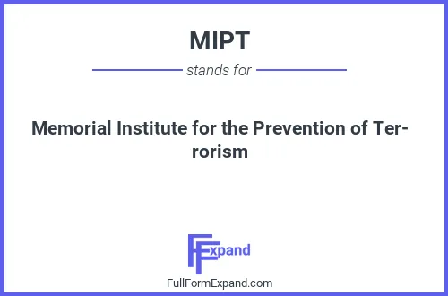 Full form of MIPT