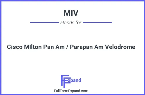 Full form of MIV