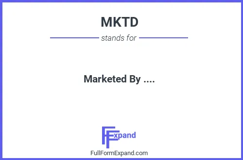 Full form of MKTD