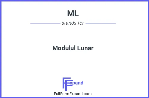 Full form of ML
