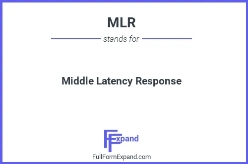 Full form of MLR