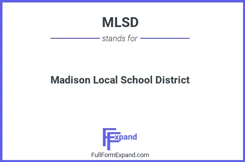 Full form of MLSD