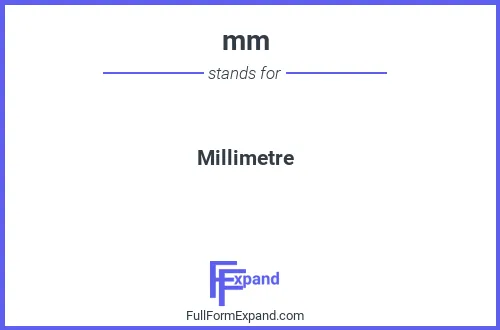 Full form of mm