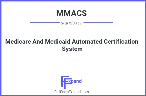 Full form of MMACS