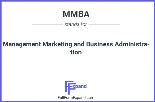 Full form of MMBA