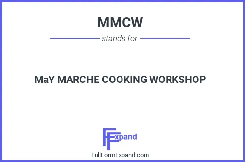 Full form of MMCW