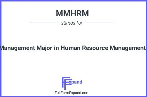 Full form of MMHRM